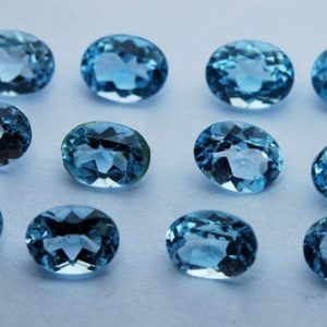 Shop Topaz Shapes! 6 pcs, Finest Quality,Sky Blue Topaz Faceted Oval Shaped Loose Stones,6x8mm,Finest Quality – | Natural genuine stones & crystals in various shapes & sizes. Buy raw cut, tumbled, or polished gemstones for making jewelry or crystal healing energy vibration raising reiki stones. #crystals #gemstones #crystalhealing #crystalsandgemstones #energyhealing #affiliate #ad