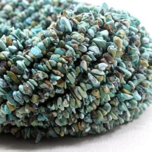Shop Turquoise Chip & Nugget Beads! 35" Long Natural Arizona Turquoise Chips Beads,Uncut Beads,Turquoise Beads,5-6 MM,Jewelry Making,Polished Smooth Beads,Wholesale Price | Natural genuine chip Turquoise beads for beading and jewelry making.  #jewelry #beads #beadedjewelry #diyjewelry #jewelrymaking #beadstore #beading #affiliate #ad