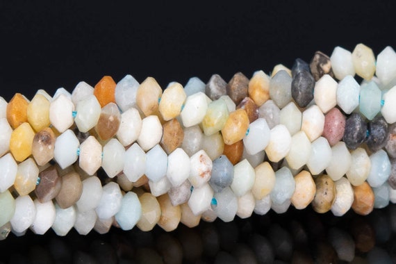 3x2mm Multicolor Amazonite Beads Grade Aaa Genuine Natural Gemstone Full Strand Rondelle Loose Beads 15" Bulk Lot Options (110839-3252)