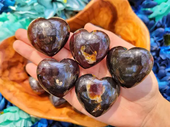 100% Genuine Amber Small Amber Heart - Solar Plexus Chakra - No. 218