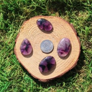 Shop Amethyst Cabochons! Amethyst Star Cabochons #A-D | Natural genuine stones & crystals in various shapes & sizes. Buy raw cut, tumbled, or polished gemstones for making jewelry or crystal healing energy vibration raising reiki stones. #crystals #gemstones #crystalhealing #crystalsandgemstones #energyhealing #affiliate #ad