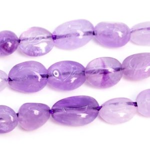 7-9MM Lavender Amethyst Beads Pebble Nugget Grade AA Genuine Natural Gemstone Beads 15.5"/7.5" Bulk Lot Options (108416) | Natural genuine chip Array beads for beading and jewelry making.  #jewelry #beads #beadedjewelry #diyjewelry #jewelrymaking #beadstore #beading #affiliate #ad