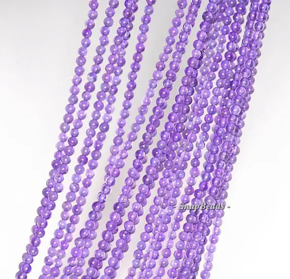 2mm Royal Amethyst Gemstone Grade A Purple Round 2mm Loose Beads 16 Inch Full Strand Lot 1,2,6,12 And 50 (90113632-107 - 2mm C )