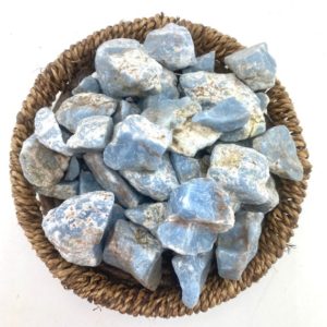 Angelite Gemstone, One stone or a Baggy, Rough Angelite, Raw Angelite | Natural genuine stones & crystals in various shapes & sizes. Buy raw cut, tumbled, or polished gemstones for making jewelry or crystal healing energy vibration raising reiki stones. #crystals #gemstones #crystalhealing #crystalsandgemstones #energyhealing #affiliate #ad