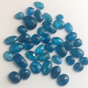 5 Pcs Neon Apatite Rose Cut Cabochons, 6-9mm Natural Neon Apatite Rose Cut Flat Back Cabochons, Loose Quartz Stones – PDG25 | Natural genuine stones & crystals in various shapes & sizes. Buy raw cut, tumbled, or polished gemstones for making jewelry or crystal healing energy vibration raising reiki stones. #crystals #gemstones #crystalhealing #crystalsandgemstones #energyhealing #affiliate #ad