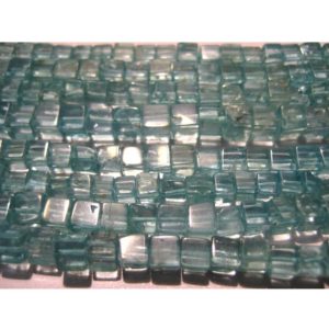 4mm Blue Apatite Plain Box Beads, Natural Blue Apatite Cube Beads, Blue Apatite Square Box Beads for Jewelry (8IN To 16IN Options) – BAPC | Natural genuine other-shape Apatite beads for beading and jewelry making.  #jewelry #beads #beadedjewelry #diyjewelry #jewelrymaking #beadstore #beading #affiliate #ad