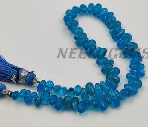 Shop Apatite Bead Shapes! AAA+ Quality London Blue Topaz Faceted Teardrop Gemstone Bead,Blue Topaz Hydro Quartz Side Drill Drops Briolette,Blue Hydro Bead For Jewelry | Natural genuine other-shape Apatite beads for beading and jewelry making.  #jewelry #beads #beadedjewelry #diyjewelry #jewelrymaking #beadstore #beading #affiliate #ad