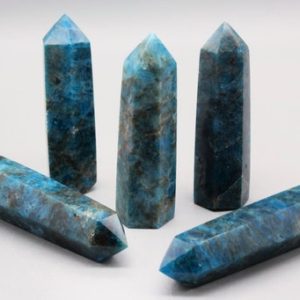 Shop Apatite Points & Wands! Real Apatite Wand, Real Apatite Tower, Apatite Crystal Wand, Crystal Tower, Real Apatite Crystal, Zodiac Birthday Gift, November Scorpio | Natural genuine stones & crystals in various shapes & sizes. Buy raw cut, tumbled, or polished gemstones for making jewelry or crystal healing energy vibration raising reiki stones. #crystals #gemstones #crystalhealing #crystalsandgemstones #energyhealing #affiliate #ad