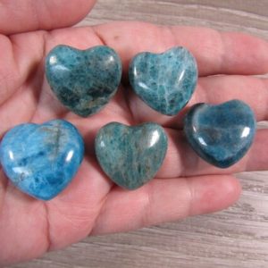Shop Apatite Shapes! Sky Blue Apatite 24 mm Heart K118 | Natural genuine stones & crystals in various shapes & sizes. Buy raw cut, tumbled, or polished gemstones for making jewelry or crystal healing energy vibration raising reiki stones. #crystals #gemstones #crystalhealing #crystalsandgemstones #energyhealing #affiliate #ad