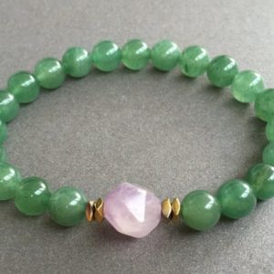 Green Aventurine Bracelet Natural Aventurine Bracelet Healing Bracelet for women Bracelet Yoga Jewelry Green Stone Green Bracelet Amethyst | Natural genuine Aventurine bracelets. Buy crystal jewelry, handmade handcrafted artisan jewelry for women.  Unique handmade gift ideas. #jewelry #beadedbracelets #beadedjewelry #gift #shopping #handmadejewelry #fashion #style #product #bracelets #affiliate #ad