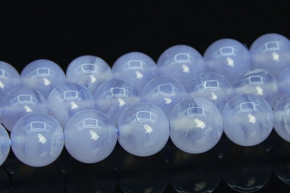 6mm Transparent Blue Lace Agate Beads Brazil Grade Aaa Genuine Natural Gemstone Round Loose Beads 16" Bulk Lot Options (109211)