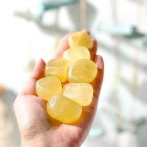 Shop Calcite Stones & Crystals! Lemon Calcite Tumbled Crystals Healing Crystal Home Decor Crystal Gifts Pocket Stones | Natural genuine stones & crystals in various shapes & sizes. Buy raw cut, tumbled, or polished gemstones for making jewelry or crystal healing energy vibration raising reiki stones. #crystals #gemstones #crystalhealing #crystalsandgemstones #energyhealing #affiliate #ad