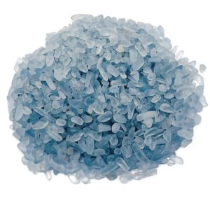 Shop Celestite Stones & Crystals! Celestite Chips – Crystal Chips – Semi Tumbled Chips – Bulk Crystal – 2-6mm  – CP1155 | Natural genuine stones & crystals in various shapes & sizes. Buy raw cut, tumbled, or polished gemstones for making jewelry or crystal healing energy vibration raising reiki stones. #crystals #gemstones #crystalhealing #crystalsandgemstones #energyhealing #affiliate #ad