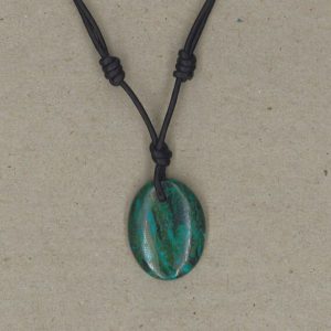 Shop Chrysocolla Necklaces! Chrysocolla Adjustable Leather Necklace Handmade by Chris Hay | Natural genuine Chrysocolla necklaces. Buy crystal jewelry, handmade handcrafted artisan jewelry for women.  Unique handmade gift ideas. #jewelry #beadednecklaces #beadedjewelry #gift #shopping #handmadejewelry #fashion #style #product #necklaces #affiliate #ad