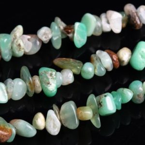 4-10MM Chrysoprase / Australian Jade Beads Pebble Chips Grade AAA Genuine Natural Gemstone Bead 15.5" Bulk Lot Options (108376) | Natural genuine chip Chrysoprase beads for beading and jewelry making.  #jewelry #beads #beadedjewelry #diyjewelry #jewelrymaking #beadstore #beading #affiliate #ad