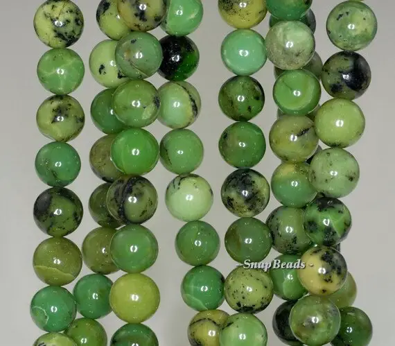 10mm Chrysoprase Gemstone Grade Aa Green Round 10mm Loose Beads 15.5 Inch Full Strand (90188744-83)