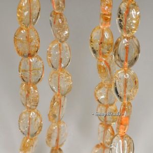 Shop Citrine Bead Shapes! 12x10mm Citrine Quartz Gemstone Oval Loose Beads 7 inch Half Strand LOT 1,2,6,12 and 50 (90191318-B15-525) | Natural genuine other-shape Citrine beads for beading and jewelry making.  #jewelry #beads #beadedjewelry #diyjewelry #jewelrymaking #beadstore #beading #affiliate #ad