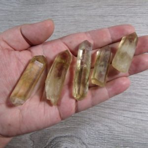 Shop Citrine Stones & Crystals! Citrine Raw African Crystal Point 2 to 3 inch U141 | Natural genuine stones & crystals in various shapes & sizes. Buy raw cut, tumbled, or polished gemstones for making jewelry or crystal healing energy vibration raising reiki stones. #crystals #gemstones #crystalhealing #crystalsandgemstones #energyhealing #affiliate #ad