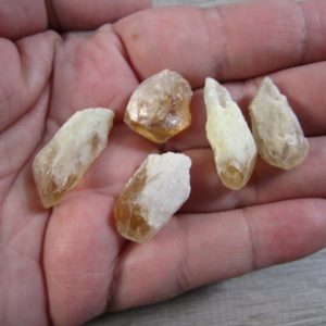 Shop Citrine Points & Wands! Citrine Raw Crystal Point U159 | Natural genuine stones & crystals in various shapes & sizes. Buy raw cut, tumbled, or polished gemstones for making jewelry or crystal healing energy vibration raising reiki stones. #crystals #gemstones #crystalhealing #crystalsandgemstones #energyhealing #affiliate #ad