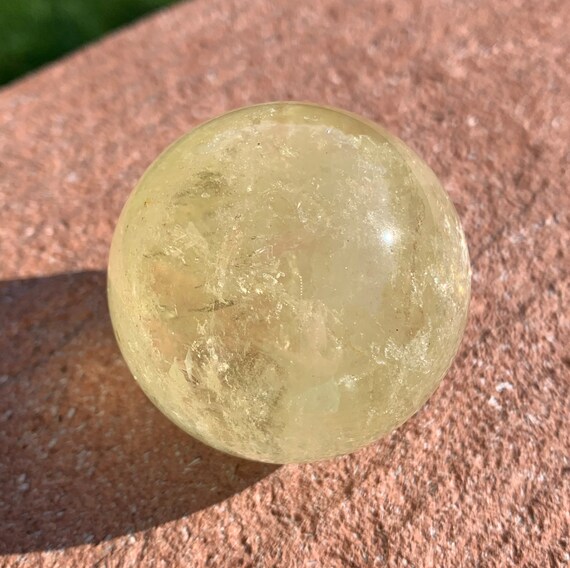 Citrine Sphere 44mm - Crystal Ball From Brazil
