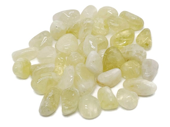 Citrine Tumbled Stone – Genuine Citrine Tumbled Stone – Healing Crystal Stone – Pretty Yellow - Tu1025