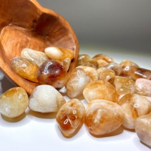 Shop Tumbled Citrine Crystals & Pocket Stones! Citrine Tumbled Stones – High Grade | Natural genuine stones & crystals in various shapes & sizes. Buy raw cut, tumbled, or polished gemstones for making jewelry or crystal healing energy vibration raising reiki stones. #crystals #gemstones #crystalhealing #crystalsandgemstones #energyhealing #affiliate #ad