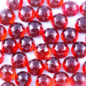 Shop Gemstone Cabochons! Almandine Garnet Rose Cut Cabochon 6mm Round – per stone | Natural genuine stones & crystals in various shapes & sizes. Buy raw cut, tumbled, or polished gemstones for making jewelry or crystal healing energy vibration raising reiki stones. #crystals #gemstones #crystalhealing #crystalsandgemstones #energyhealing #affiliate #ad