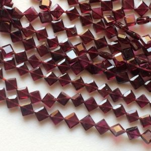 Shop Garnet Necklaces! 6mm Garnet Beads, Garnet Faceted Kite Shape Beads, Garnet Fancy, Natural Garnet For Necklace (1Strand To 5Strand Options) – AGA166 | Natural genuine Garnet necklaces. Buy crystal jewelry, handmade handcrafted artisan jewelry for women.  Unique handmade gift ideas. #jewelry #beadednecklaces #beadedjewelry #gift #shopping #handmadejewelry #fashion #style #product #necklaces #affiliate #ad