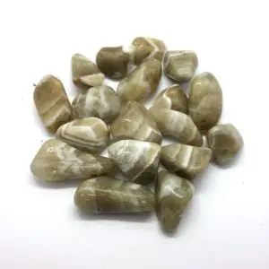 Shop Green Amethyst Stones & Crystals! Prasiolite Malawi tumbled stones medium green amethyst 25-30mm | Natural genuine stones & crystals in various shapes & sizes. Buy raw cut, tumbled, or polished gemstones for making jewelry or crystal healing energy vibration raising reiki stones. #crystals #gemstones #crystalhealing #crystalsandgemstones #energyhealing #affiliate #ad
