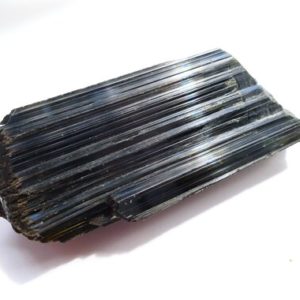 Black Green Tourmaline crystal point / terminated tourmaline tip | Natural genuine stones & crystals in various shapes & sizes. Buy raw cut, tumbled, or polished gemstones for making jewelry or crystal healing energy vibration raising reiki stones. #crystals #gemstones #crystalhealing #crystalsandgemstones #energyhealing #affiliate #ad