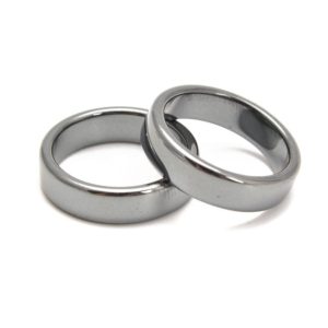 Shop Hematite Jewelry! Natural Hematite Band Ring Basic Ring for Men and Women Flat Ring Sold 1 Piece | Natural genuine Hematite jewelry. Buy handcrafted artisan men's jewelry, gifts for men.  Unique handmade mens fashion accessories. #jewelry #beadedjewelry #beadedjewelry #shopping #gift #handmadejewelry #jewelry #affiliate #ad