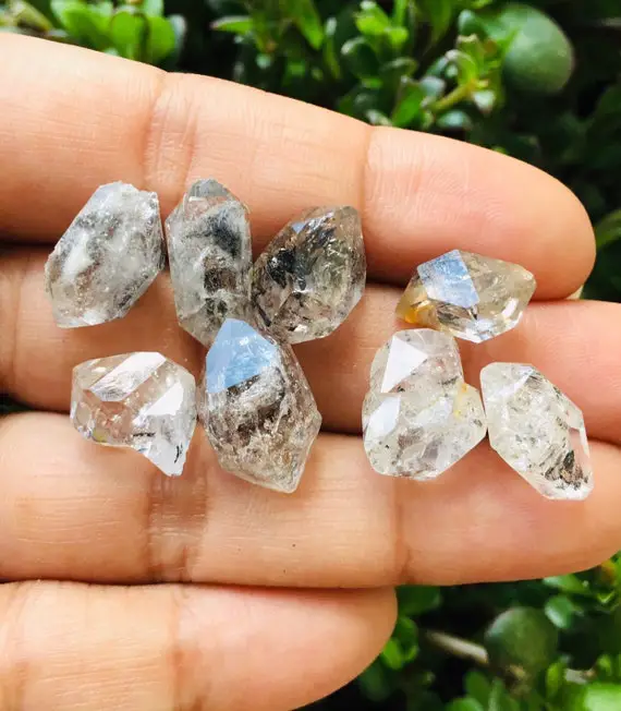 Herkimer Diamond (1) Herkimer Diamond Crystal, Xs Mini Quartz Crystal, Raw Diamond Quartz, Raw Crystals, Herkimer Diamonds, Rough Diamond