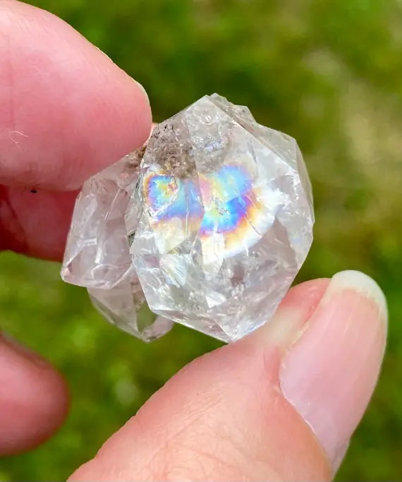 Herkimer Diamond Crystal Geode Cluster Hd3002