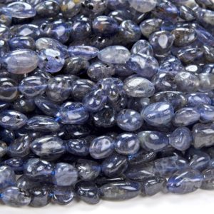 Shop Iolite Chip & Nugget Beads! 6-8MM Natural Iolite Gemstone Pebble Nugget Loose Beads (D185) | Natural genuine chip Iolite beads for beading and jewelry making.  #jewelry #beads #beadedjewelry #diyjewelry #jewelrymaking #beadstore #beading #affiliate #ad