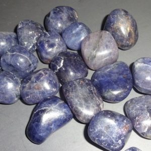 Iolite Tumbled & hand Polished Crystal Healing Natural Gemstone " Stone of Vision " – 5pc set | Natural genuine stones & crystals in various shapes & sizes. Buy raw cut, tumbled, or polished gemstones for making jewelry or crystal healing energy vibration raising reiki stones. #crystals #gemstones #crystalhealing #crystalsandgemstones #energyhealing #affiliate #ad