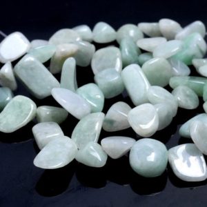 Shop Jade Chip & Nugget Beads! 10-15MM  Jade Gemstone Pebble Nugget Chip Loose Beads 15.5 inch  (80002133-A7) | Natural genuine chip Jade beads for beading and jewelry making.  #jewelry #beads #beadedjewelry #diyjewelry #jewelrymaking #beadstore #beading #affiliate #ad