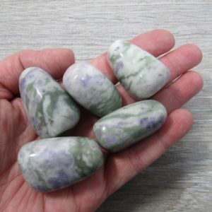 Shop Tumbled Jade Crystals & Pocket Stones! Peace Jade Tumbled Stone 1" Large T504 | Natural genuine stones & crystals in various shapes & sizes. Buy raw cut, tumbled, or polished gemstones for making jewelry or crystal healing energy vibration raising reiki stones. #crystals #gemstones #crystalhealing #crystalsandgemstones #energyhealing #affiliate #ad