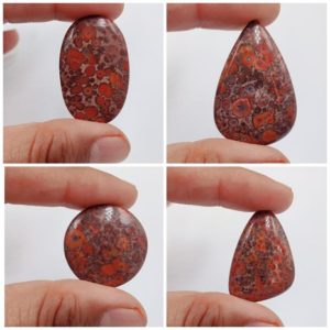 Red Poppy Jasper  Gemstone, Cabochon, Loose Pendant Stone For Jewelry / healing crystal | Natural genuine stones & crystals in various shapes & sizes. Buy raw cut, tumbled, or polished gemstones for making jewelry or crystal healing energy vibration raising reiki stones. #crystals #gemstones #crystalhealing #crystalsandgemstones #energyhealing #affiliate #ad