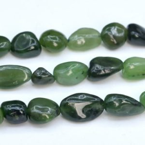 Shop Jasper Chip & Nugget Beads! 6-8MM Green Jasper Beads Pebble Nugget Grade AA Genuine Natural Gemstone Beads 15.5"/7.5" Bulk Lot Options (108457) | Natural genuine chip Jasper beads for beading and jewelry making.  #jewelry #beads #beadedjewelry #diyjewelry #jewelrymaking #beadstore #beading #affiliate #ad
