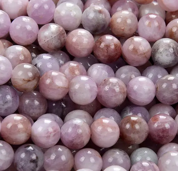 Natural Kunzite Gemstone Round 7mm 8mm 9mm 10mm 11mm Loose Beads Bulk Lot 1,2,6,12 And 50 (d271)