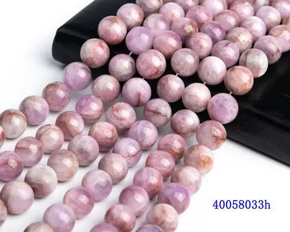 Natural Purple Pink Kunzite Gemstone Grade A Round 9-10mm 10-11mm 11mm Loose Beads