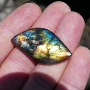 Shop Labradorite Cabochons! Labradorite Cabochon Flat Back 37.1 carats | Natural genuine stones & crystals in various shapes & sizes. Buy raw cut, tumbled, or polished gemstones for making jewelry or crystal healing energy vibration raising reiki stones. #crystals #gemstones #crystalhealing #crystalsandgemstones #energyhealing #affiliate #ad