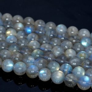 Shop Labradorite Round Beads! 6mm Labradorite Blue Gemstone Grade AAA Round Loose Beads 15.5 inch Full Strand LOT 1,2,6,12 and 50 (80004800-451) | Natural genuine round Labradorite beads for beading and jewelry making.  #jewelry #beads #beadedjewelry #diyjewelry #jewelrymaking #beadstore #beading #affiliate #ad
