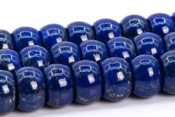 6x4mm Dark Blue Lapis Lazuli Beads Afghanistan Grade Aaa Genuine Natural Gemstone Rondelle Loose Beads 15.5"/ 7.5" Bulk Lot Options (115194)