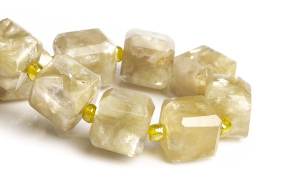 Only One 10-12mm Golden Mica (lepidolite) Beads Bracelet Grade Aa Genuine Natural Beveled Edge Faceted Cube Gemstone 7.5" (120160h-3643)