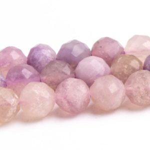 Shop Lepidolite Faceted Beads! 6MM Purple Lepidolite Beads Grade A Genuine Natural Gemstone Faceted Round Loose Beads 15" / 7.5" Bulk Lot Options (118956) | Natural genuine faceted Lepidolite beads for beading and jewelry making.  #jewelry #beads #beadedjewelry #diyjewelry #jewelrymaking #beadstore #beading #affiliate #ad
