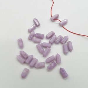 Shop Lepidolite Pendants! High Quality Grade A Natural Lepidolite Semi-Precious Gemstone SINGLE Point Pendant Beads –  1.2cm, 1.5cm, 3cm – 1 or 5 count | Natural genuine Lepidolite pendants. Buy crystal jewelry, handmade handcrafted artisan jewelry for women.  Unique handmade gift ideas. #jewelry #beadedpendants #beadedjewelry #gift #shopping #handmadejewelry #fashion #style #product #pendants #affiliate #ad