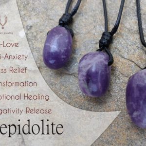 Shop Lepidolite Pendants! Lepidolite Necklace, Love & Emotional Healing Crystal Pendant, Bohemian Jewelry, Anti Anxiety Necklace, Stress Relief Birthday Gift for Her | Natural genuine Lepidolite pendants. Buy crystal jewelry, handmade handcrafted artisan jewelry for women.  Unique handmade gift ideas. #jewelry #beadedpendants #beadedjewelry #gift #shopping #handmadejewelry #fashion #style #product #pendants #affiliate #ad