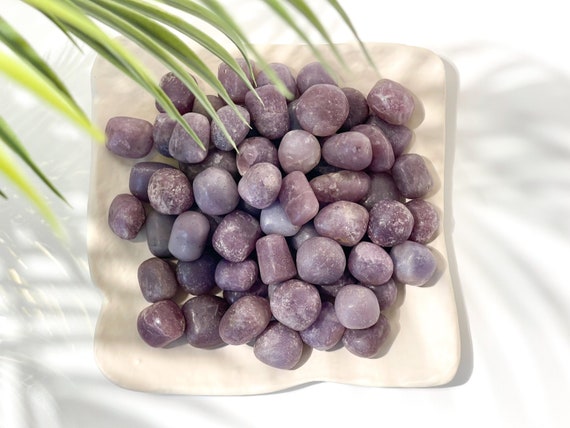 Tumble Into Tranquility With Lepidolite Tumbled Crystals Healing Crystals And Stones Crystal Home Decor Crystal Gifts Crystal Grids