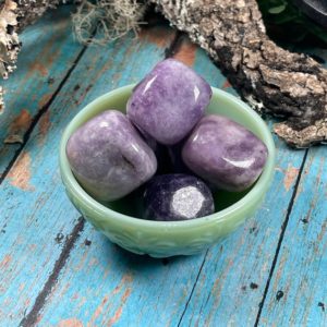 Lepidolite Tumbled Stones – Large Tumbles – Reiki Charged – Calming Energy – Lilac Lithium Lepidolite – Support for  Depression & Anxiety | Natural genuine stones & crystals in various shapes & sizes. Buy raw cut, tumbled, or polished gemstones for making jewelry or crystal healing energy vibration raising reiki stones. #crystals #gemstones #crystalhealing #crystalsandgemstones #energyhealing #affiliate #ad